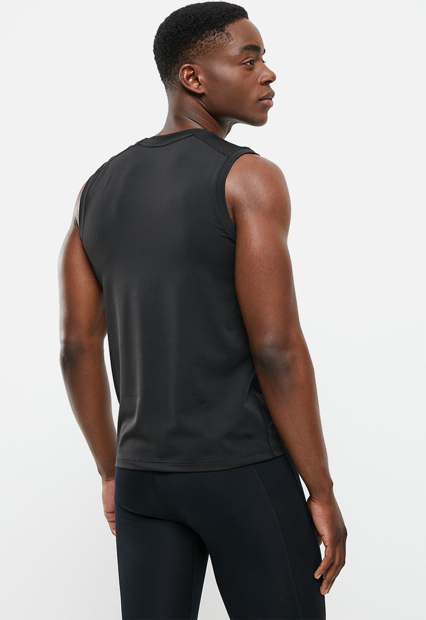 basicthread - Active contrast panel vest - black