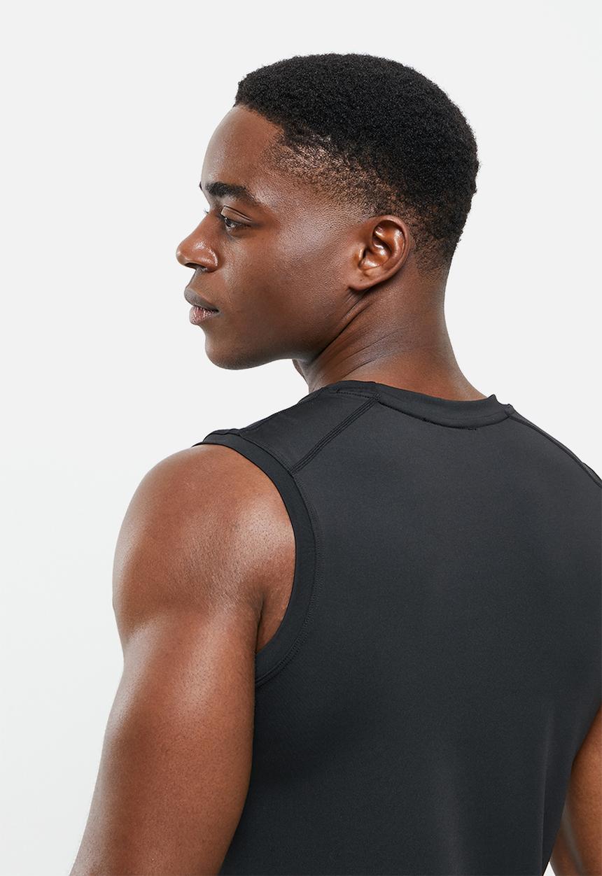 basicthread - Active contrast panel vest - black
