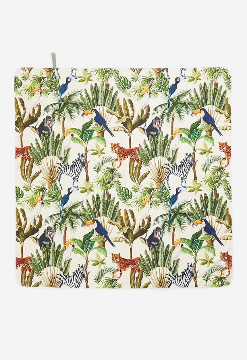 Bobums - Microfibre - towel 4 two - printed beach blanket - game reserve 