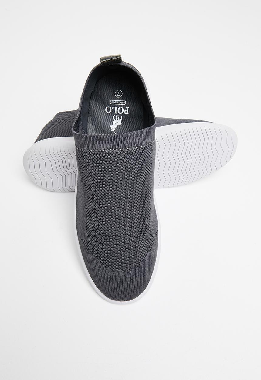 POLO - Ivy athleisure slip on knit sneaker - grey
