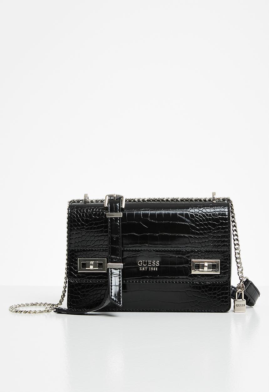 GUESS - Katey convertible xbody flap - black