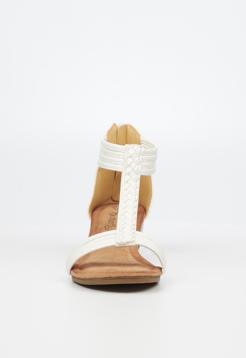 Butterfly Feet - Linah 2 wedge - white