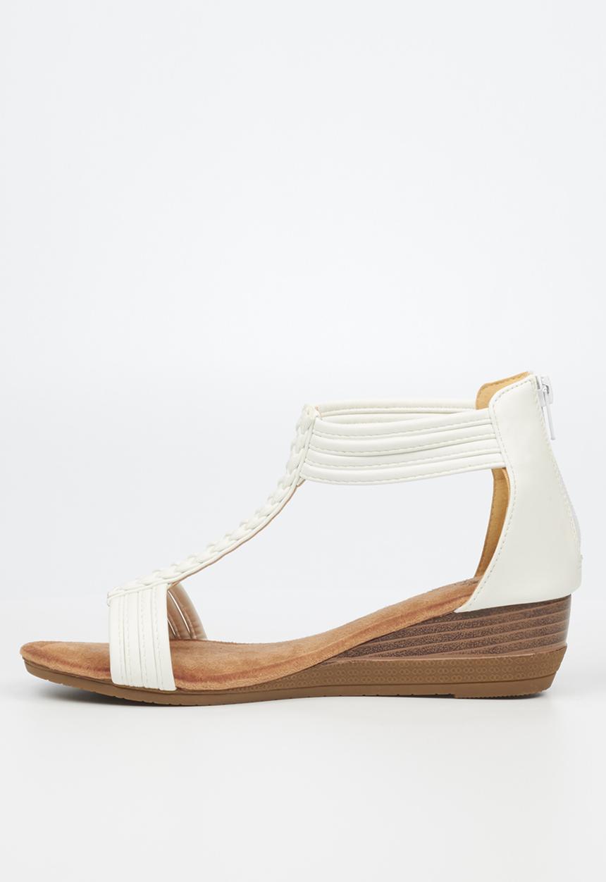 Butterfly Feet - Linah 2 wedge - white