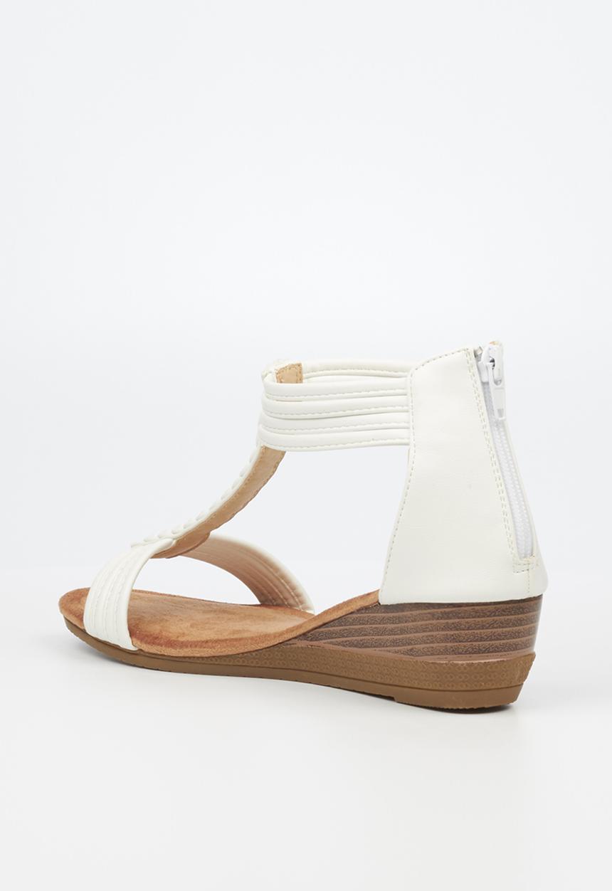 Butterfly Feet - Linah 2 wedge - white