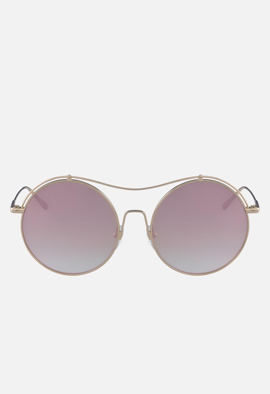 DNU Calvin Klein Sun - Calvin Klein round sunglasses - rose gold