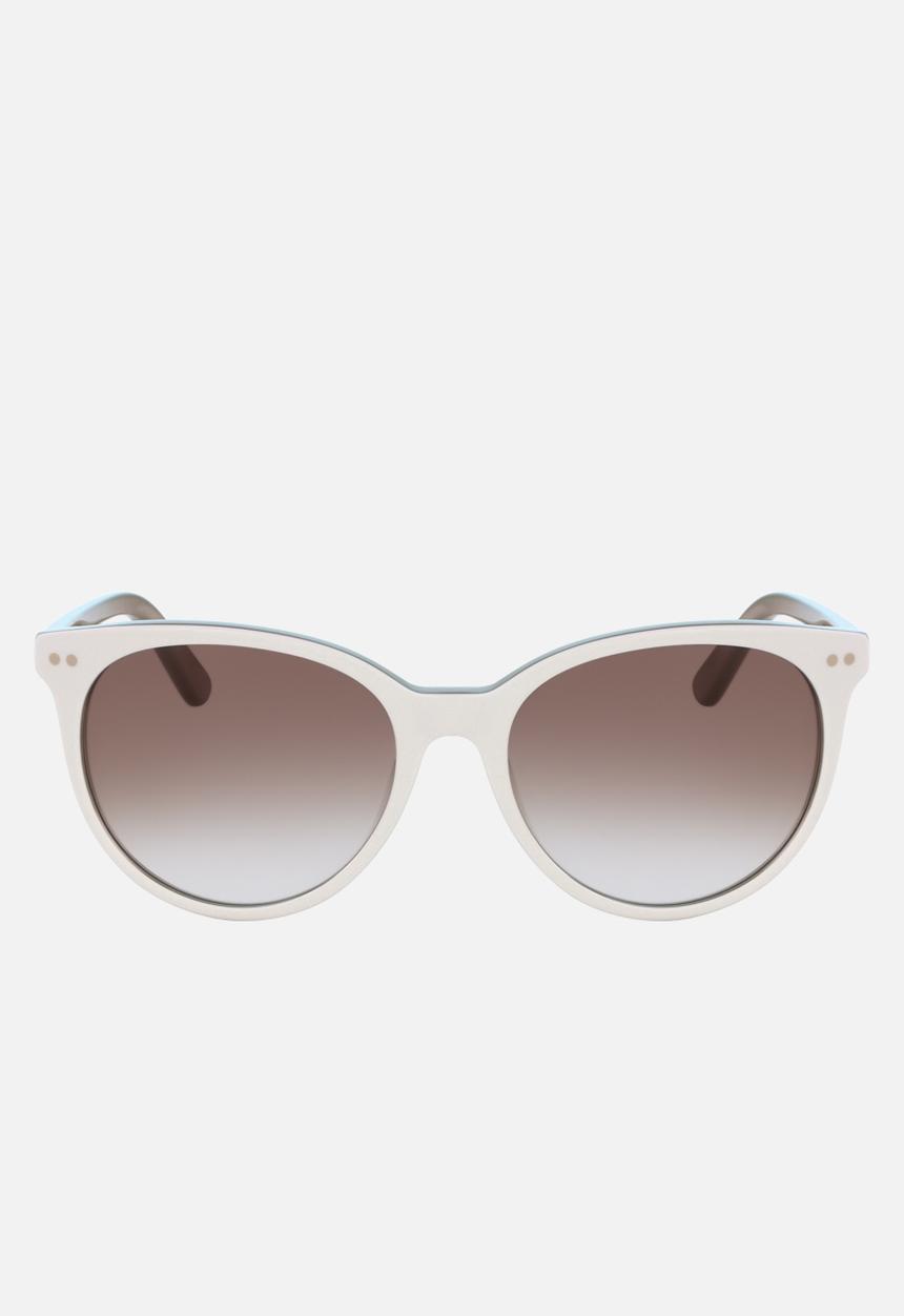 DNU Calvin Klein Sun - Calvin Klein sun round sunglasses - white