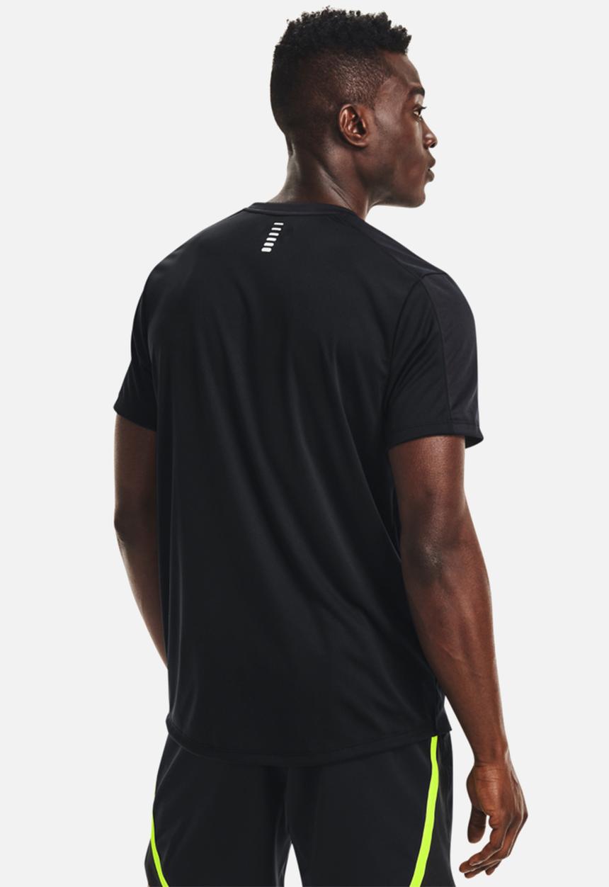 Under Armour - UA Run Graphic Print Fill Short Sleeve - black