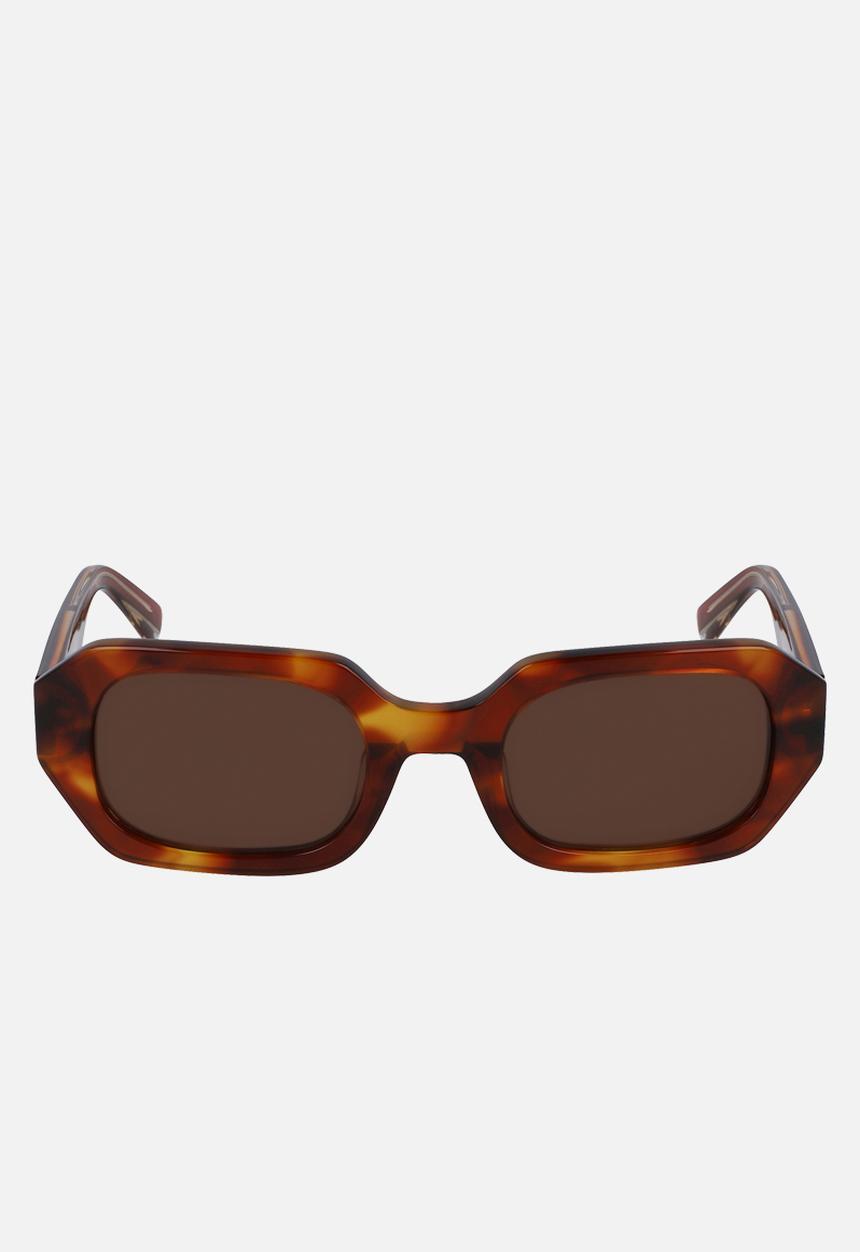 DNU Calvin Klein Sun - Calvin Klein retro sunglasses - honey tortoise