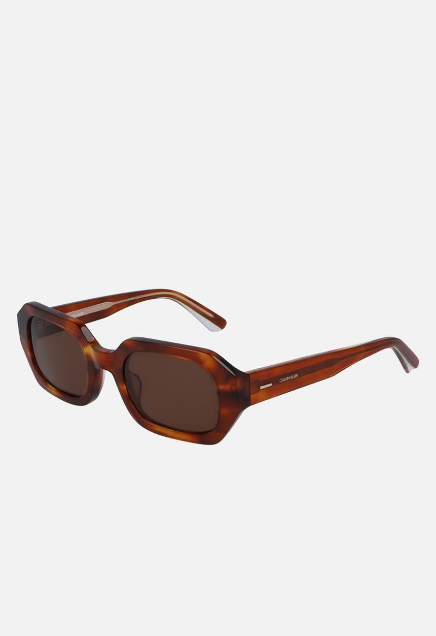 DNU Calvin Klein Sun - Calvin Klein retro sunglasses - honey tortoise