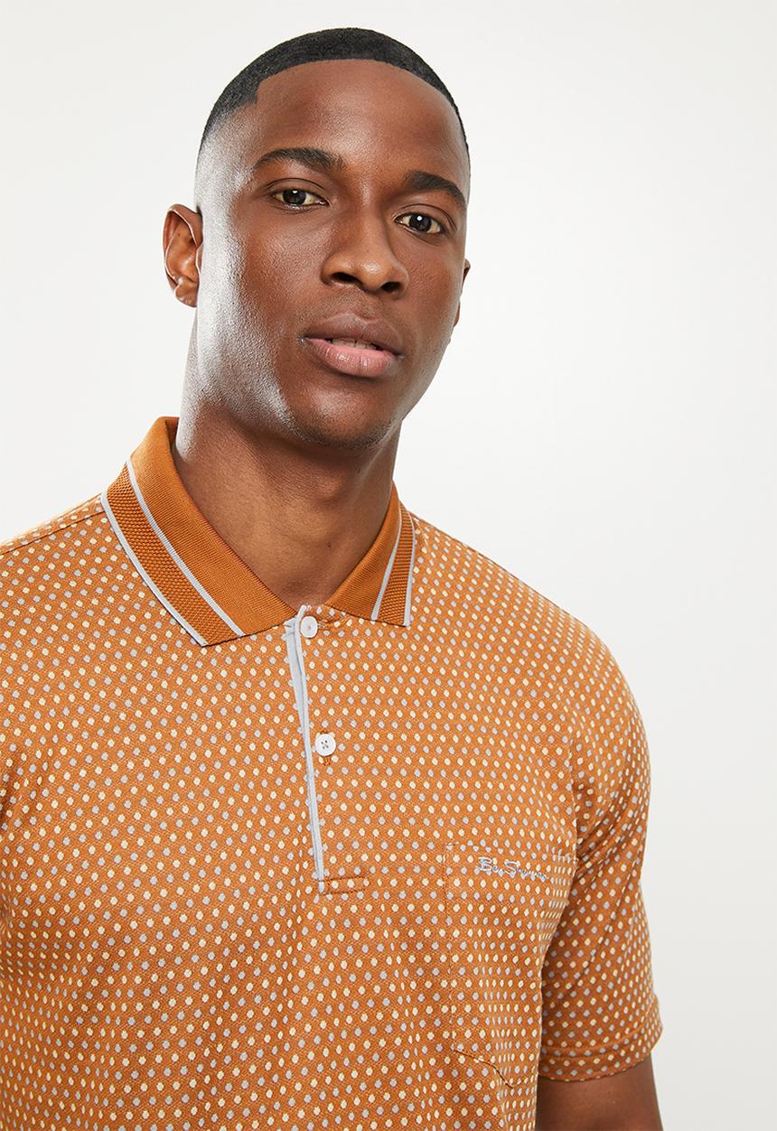 Ben Sherman - Mercerized golfer - camel