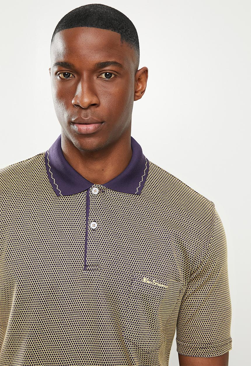 Ben Sherman - Mercerized golfer - blue
