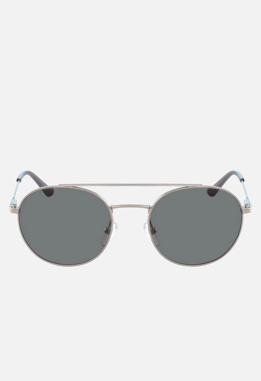 DNU Calvin Klein Sun - Calvin Klein sun round sunglasses - silver 