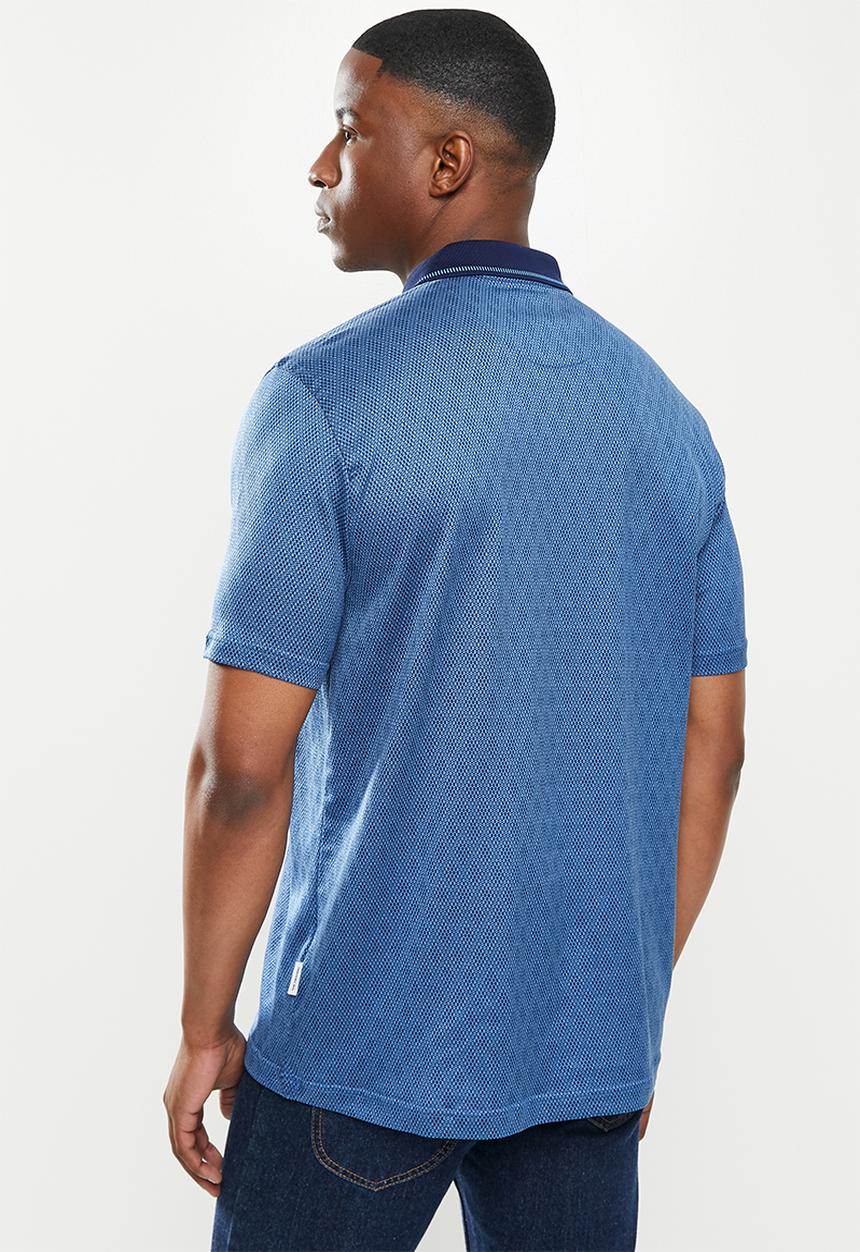 Ben Sherman - Mercerized golfer - blue royal