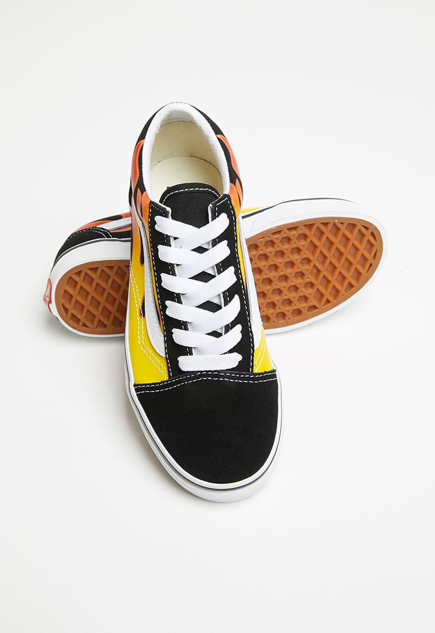Vans - Uy old skool - (flame) black/true white
