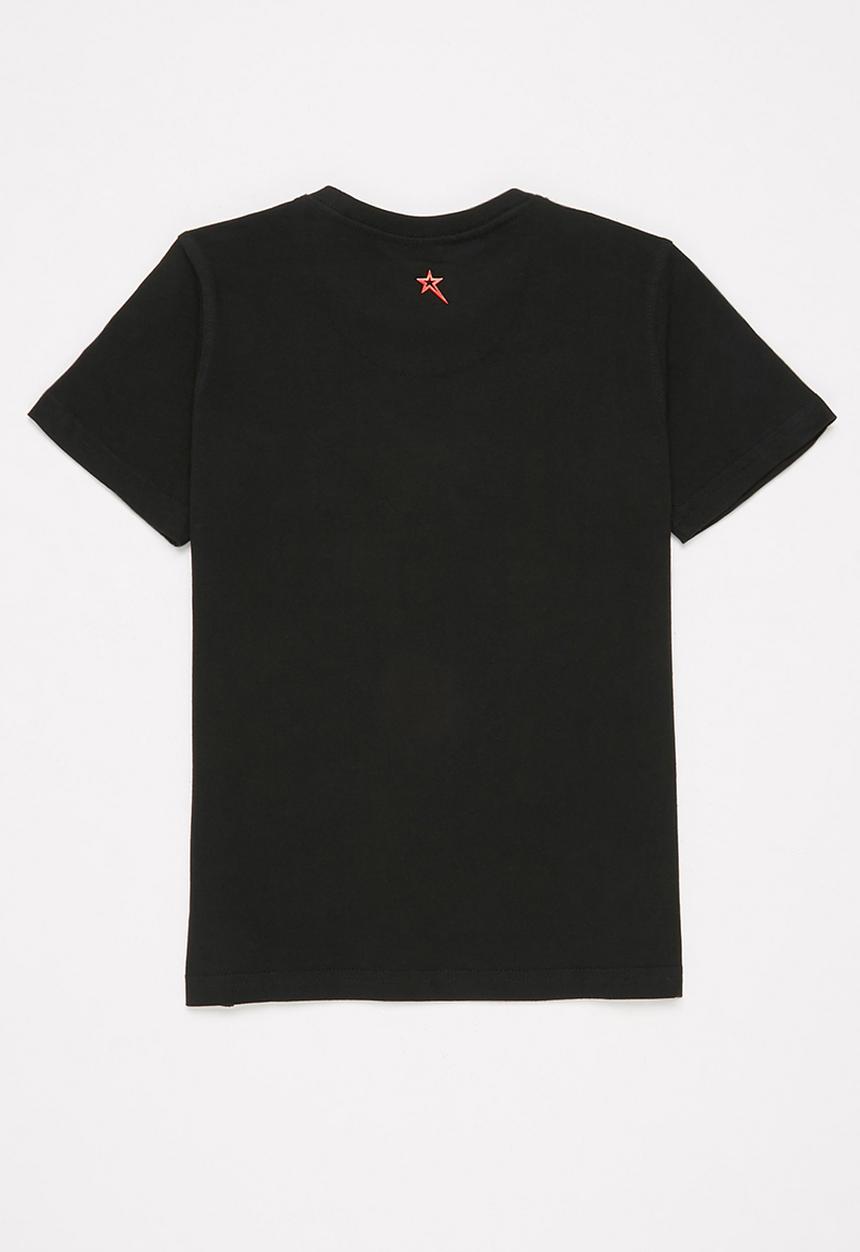 SOVIET - B sparks boys short sleeve logo tee - black