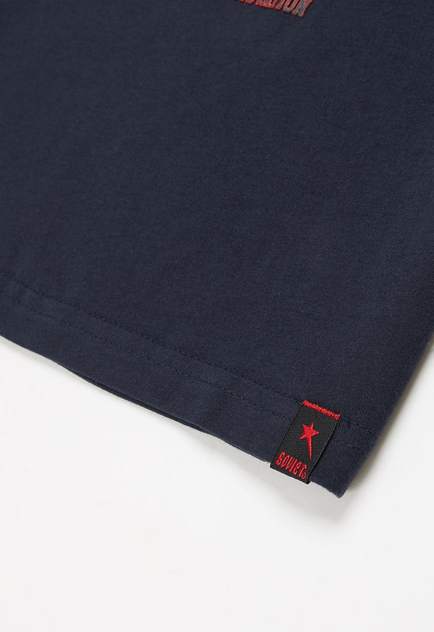 SOVIET - B scofield fashion tee - navy
