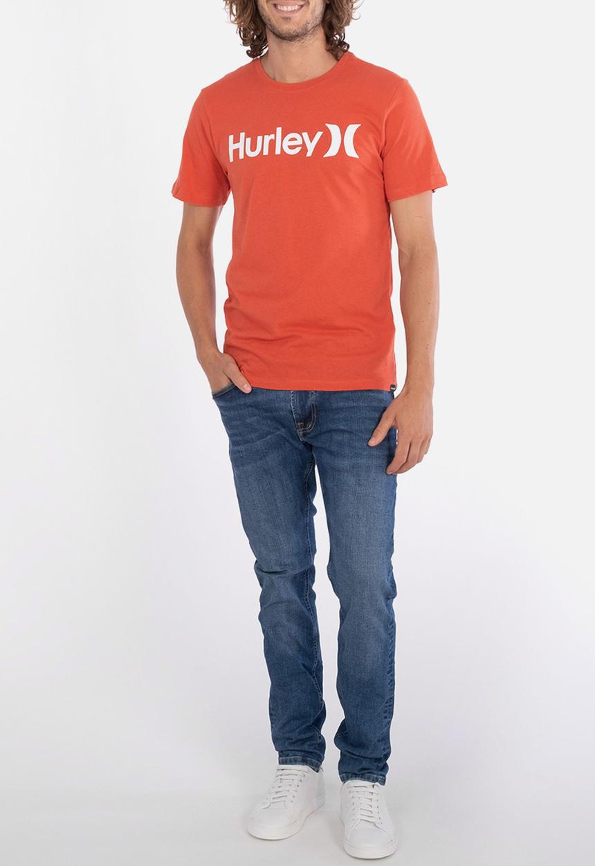 Hurley - Evd wsh oao solid short sleeve - orange 