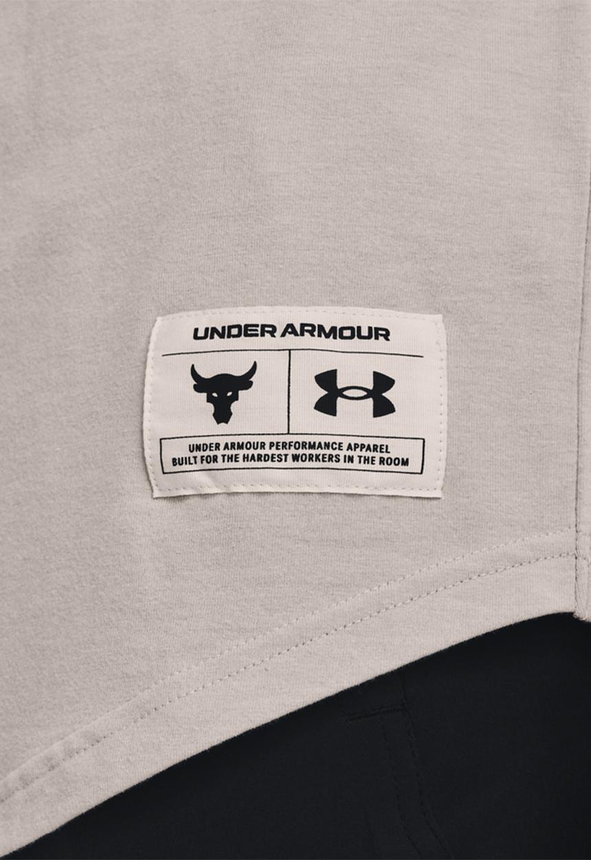 Under Armour - UA PROJECT ROCK OUTLAW BSR SS Tee - white