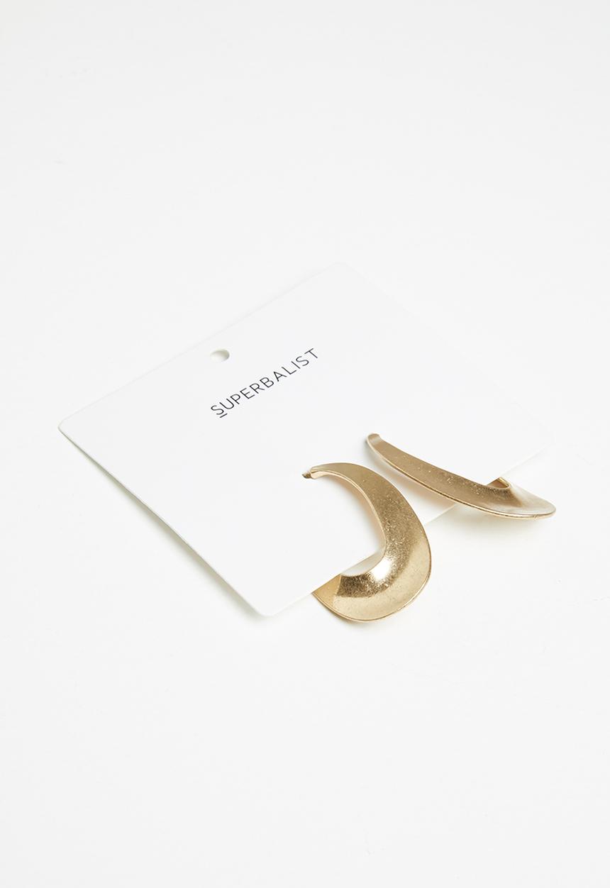 Superbalist - Emily hoop earrings - gold