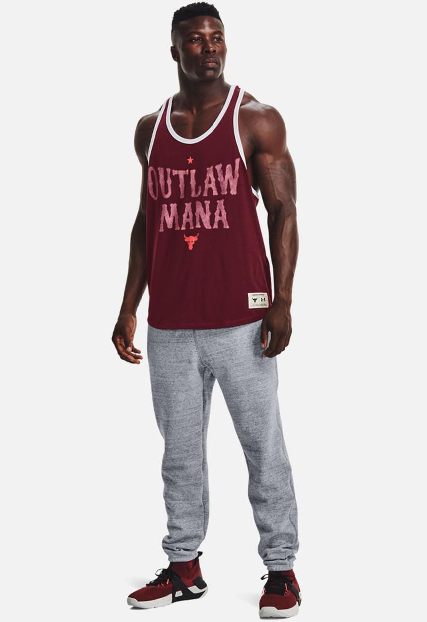 Under Armour - UA Project Rock Outlaw Mana Tank- red