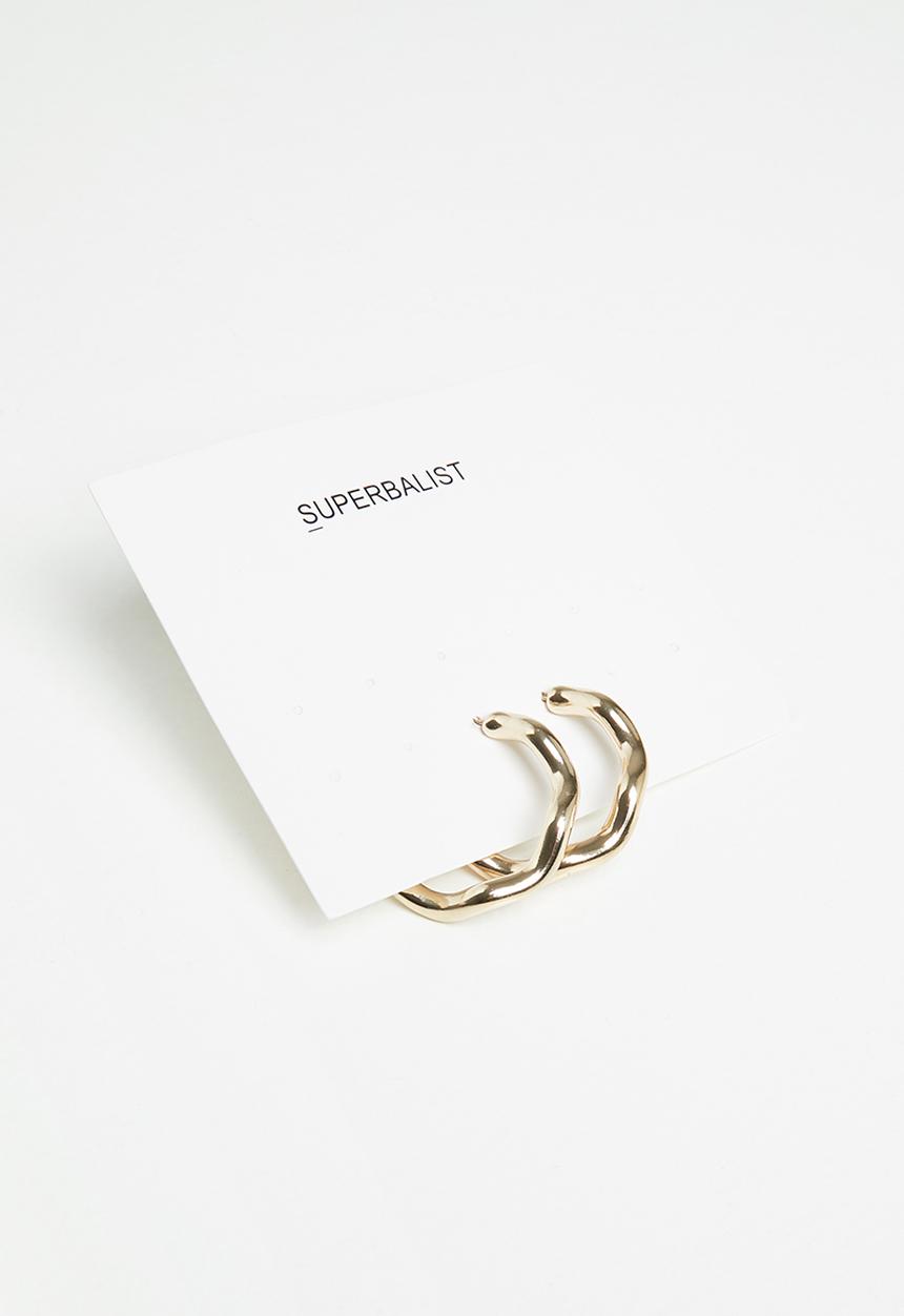 Superbalist - Phindile hoop earrings - gold