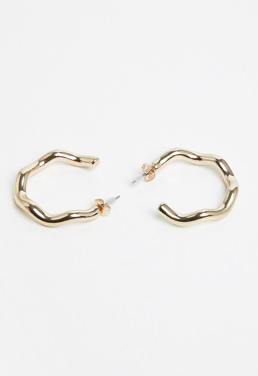 Superbalist - Phindile hoop earrings - gold