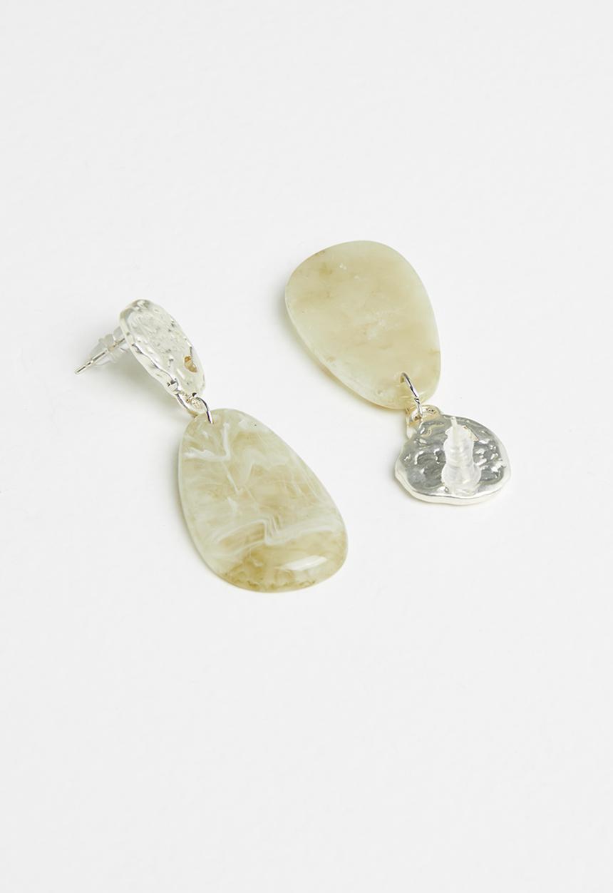 Superbalist - Ella earrings - gold & sage 