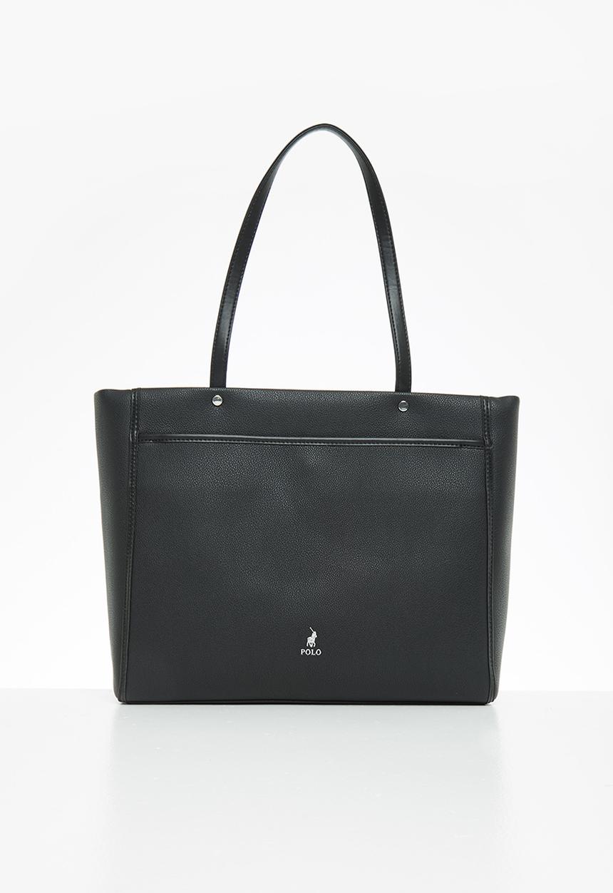 POLO - Polo lyon casual tote - black