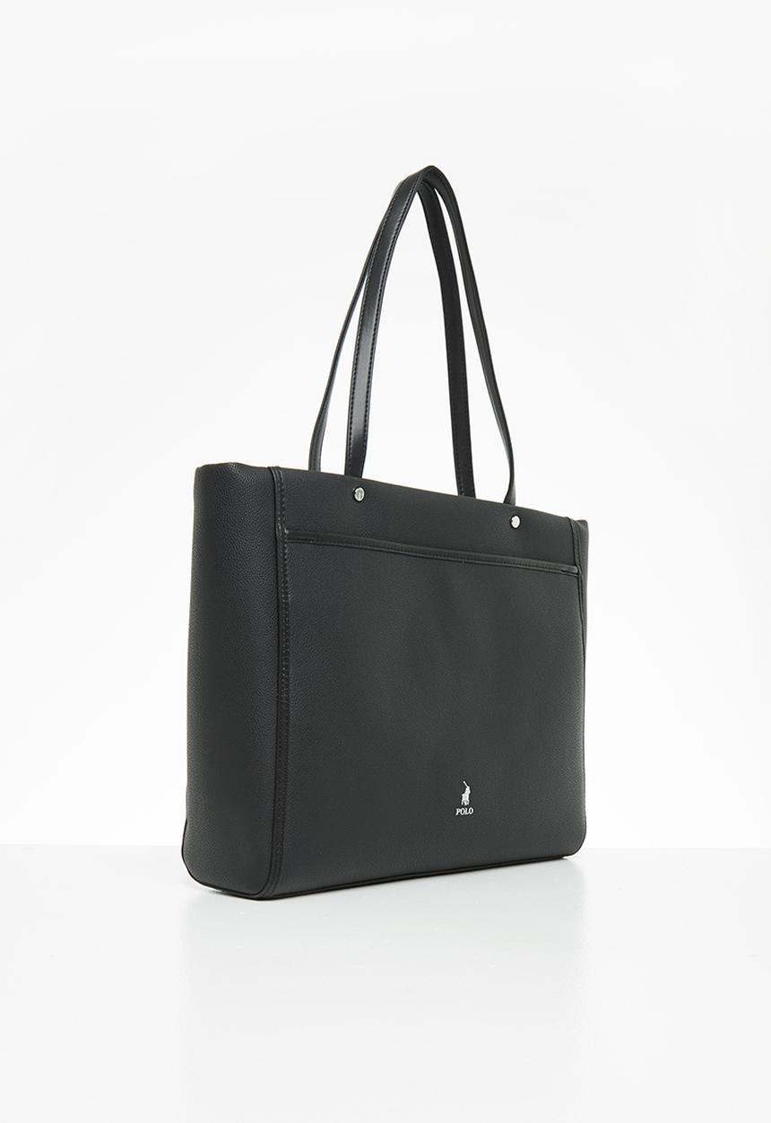 POLO - Polo lyon casual tote - black