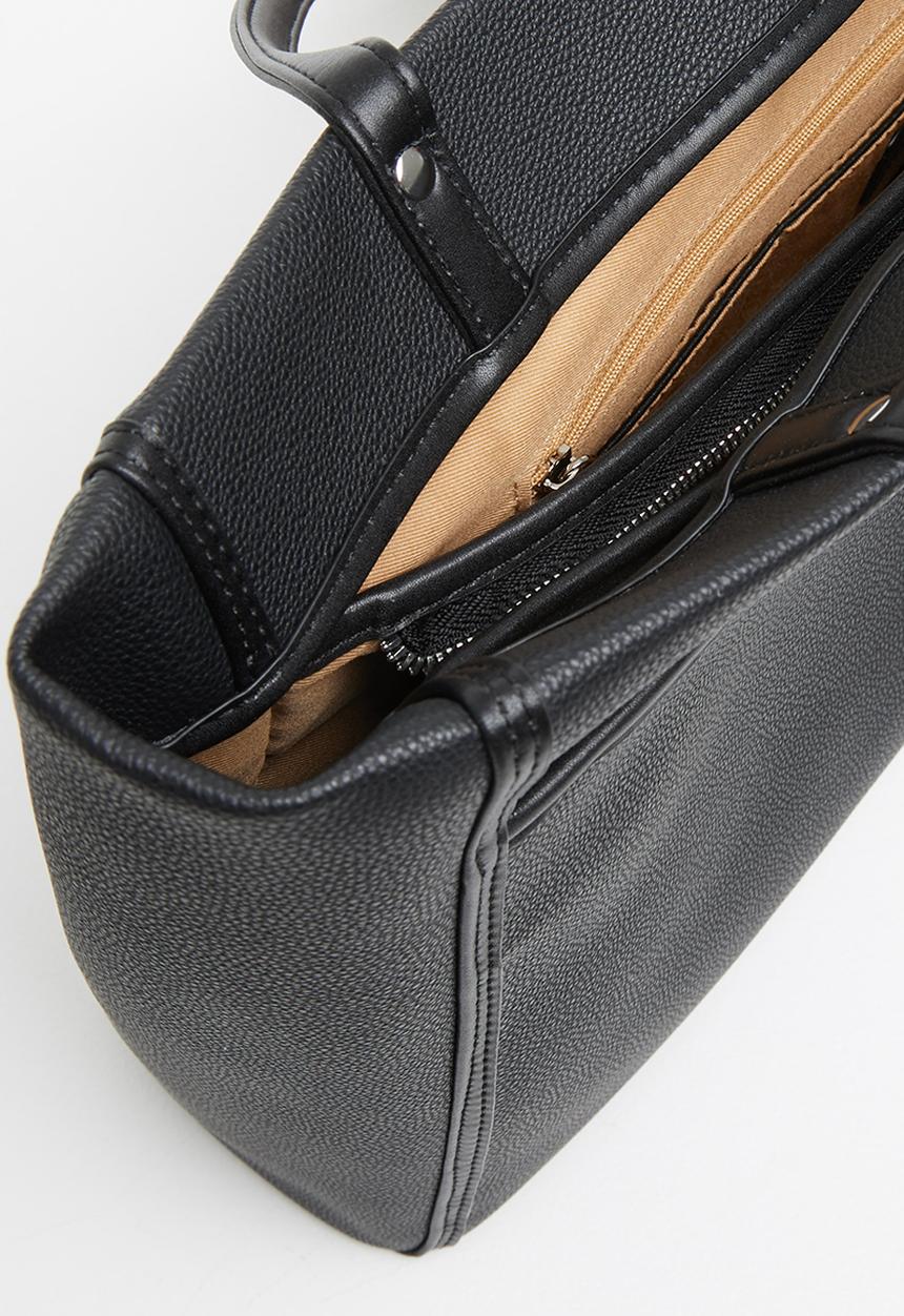 POLO - Polo lyon casual tote - black