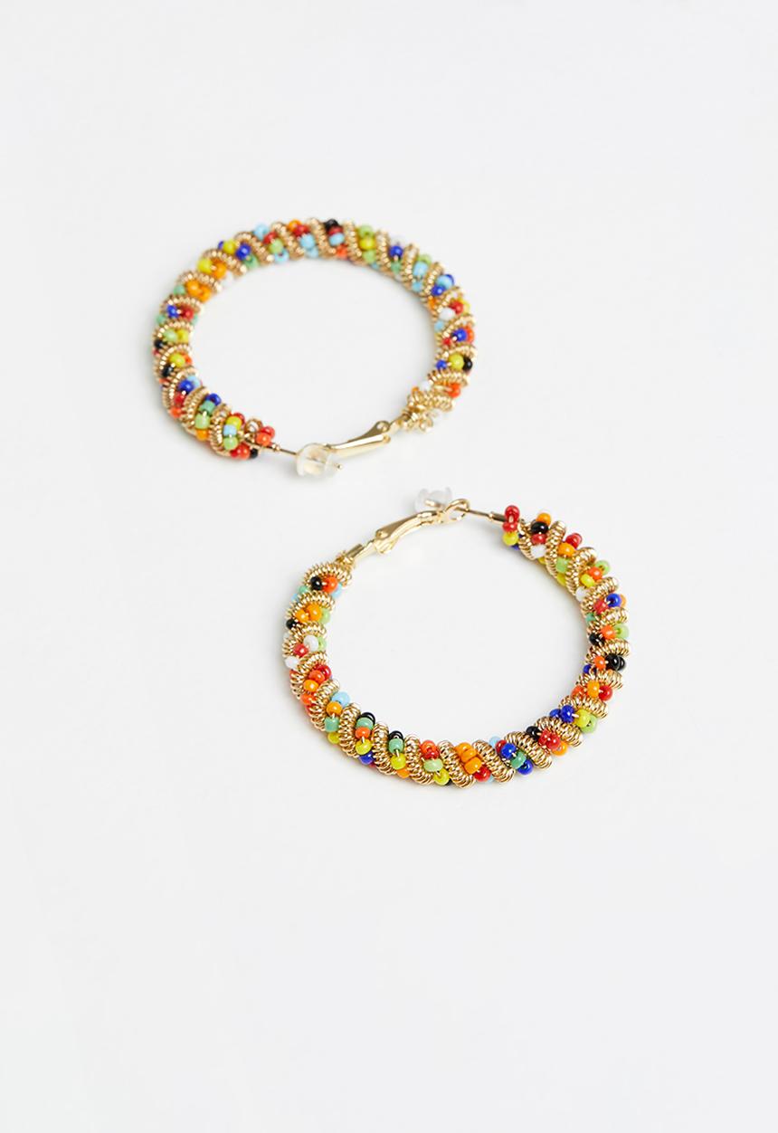 Superbalist - Tara hoop earrings - multi