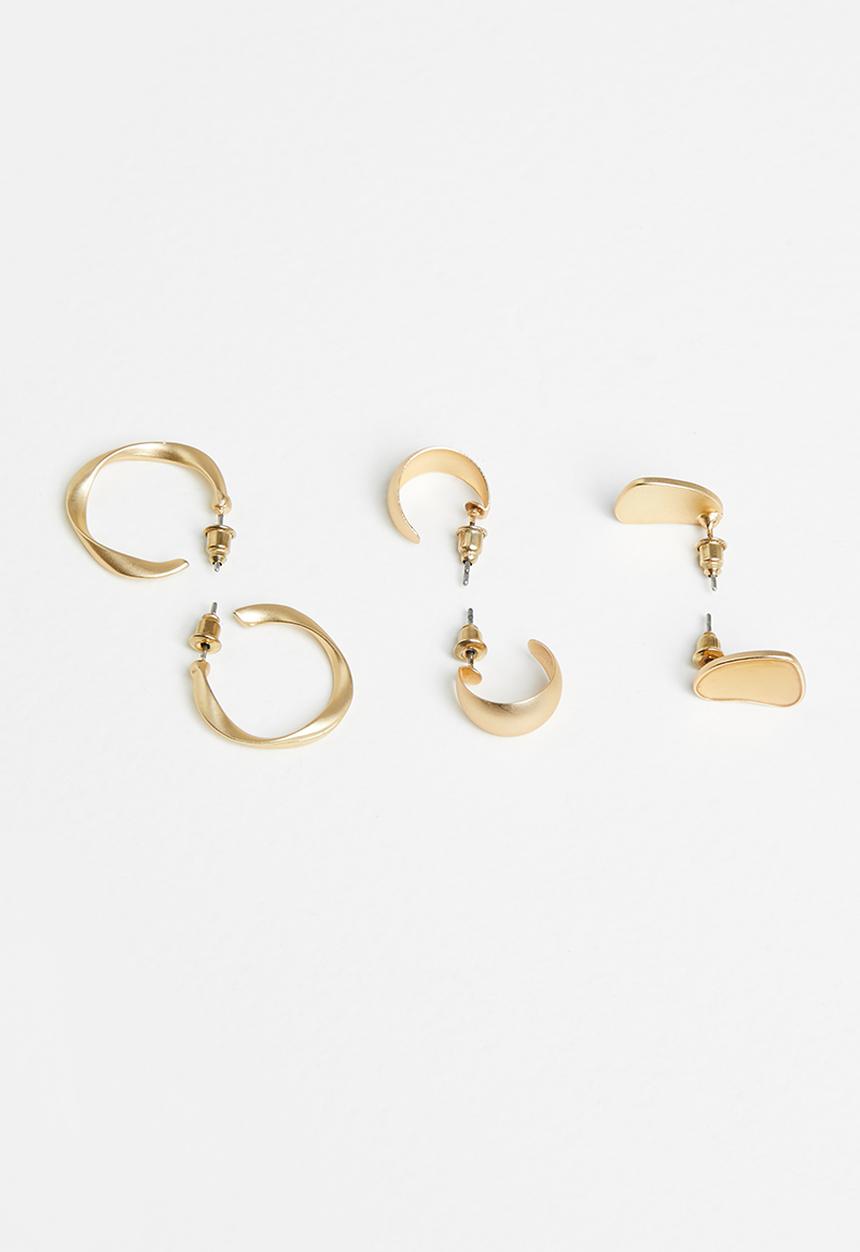 Superbalist - Mia multi pack earrings - gold