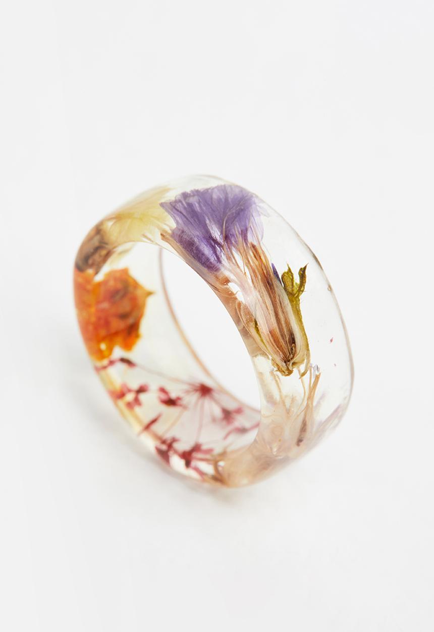 Superbalist - Floral resin ring - multi
