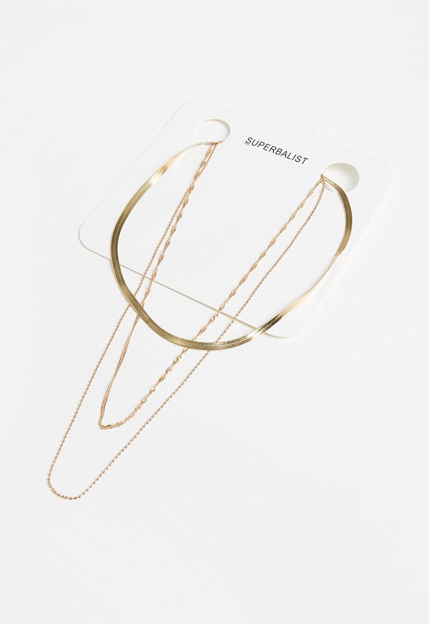 Superbalist - Sasha multi-layered necklace - gold