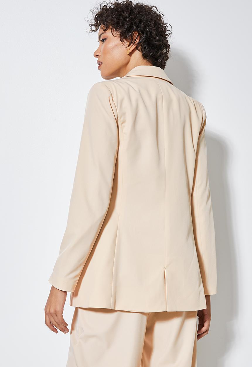 Superbalist - Double breasted blazer - stone