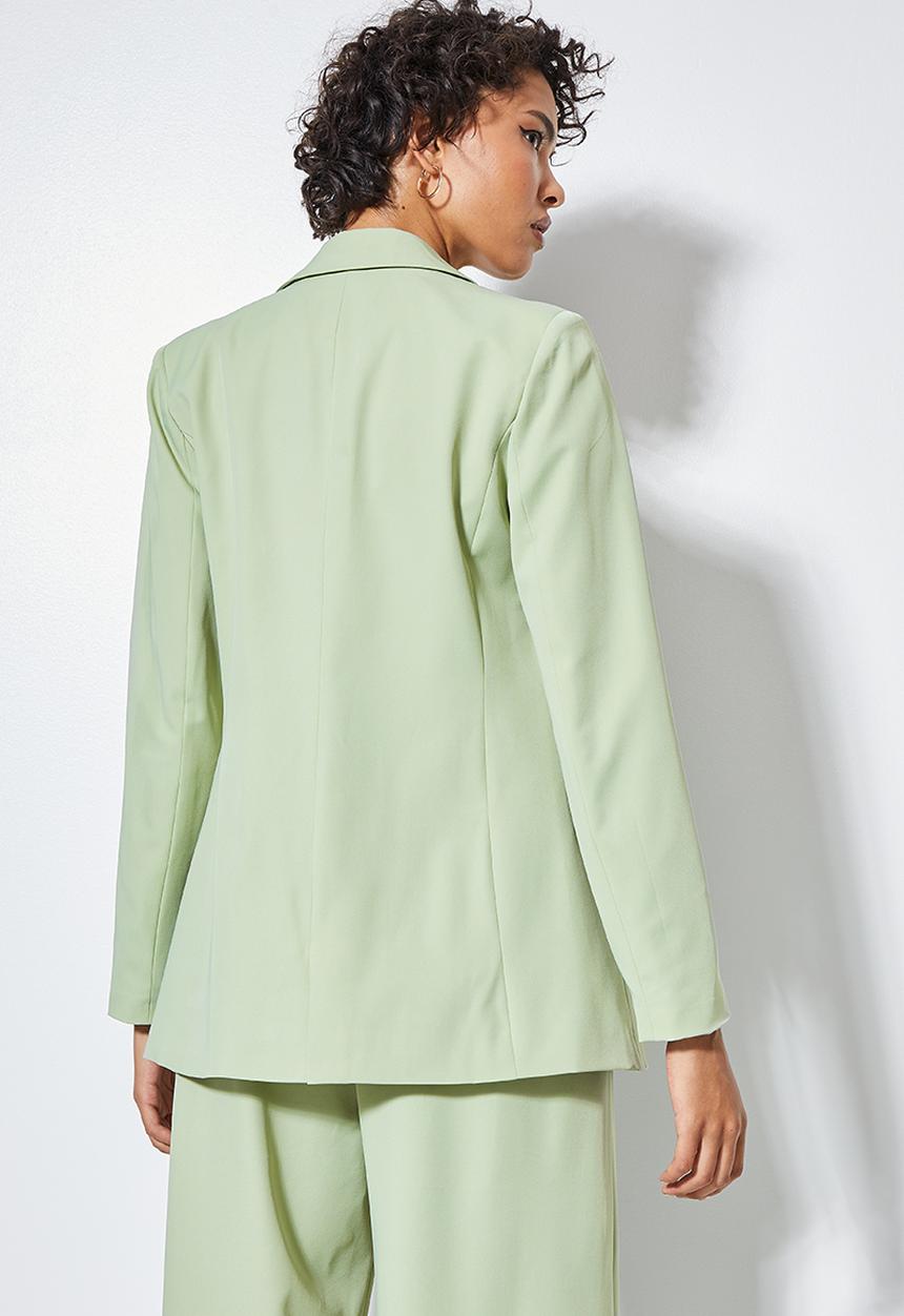 Superbalist - Double breasted blazer - dusty sage