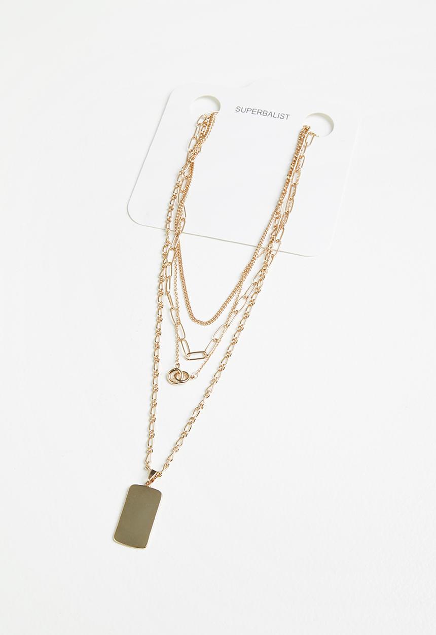 Superbalist - Denga layered necklace - gold