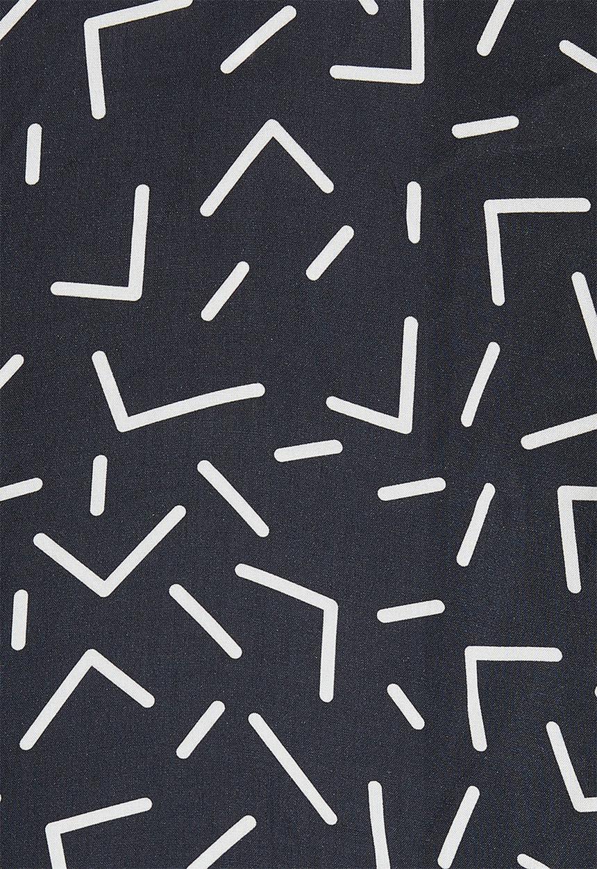 Superbalist - Short shacket - white & black 