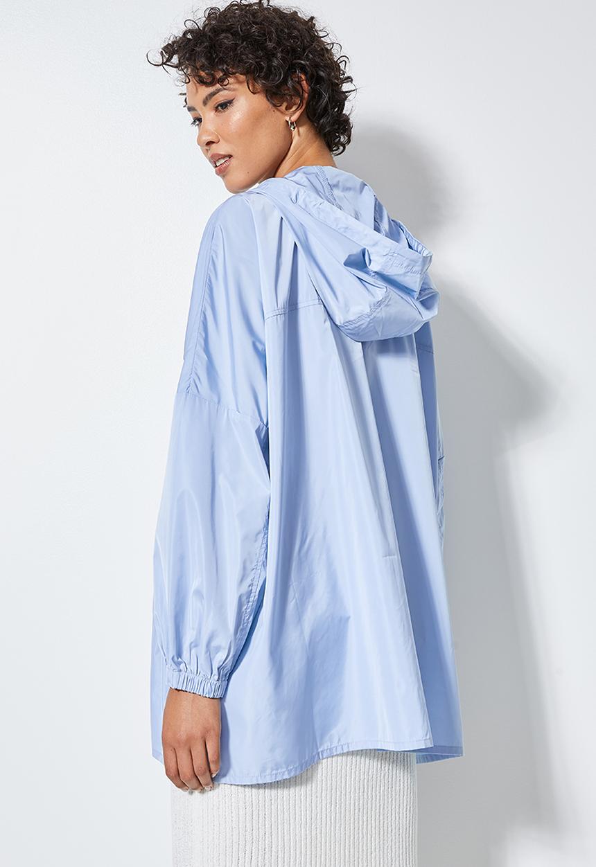 Superbalist - Water resistant zip up jacket - sky blue