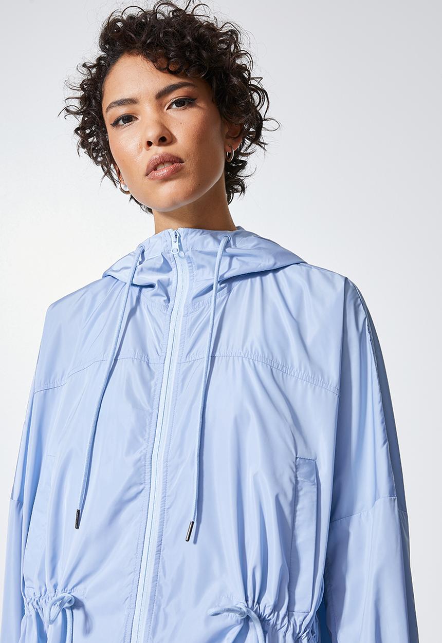 Superbalist - Water resistant zip up jacket - sky blue