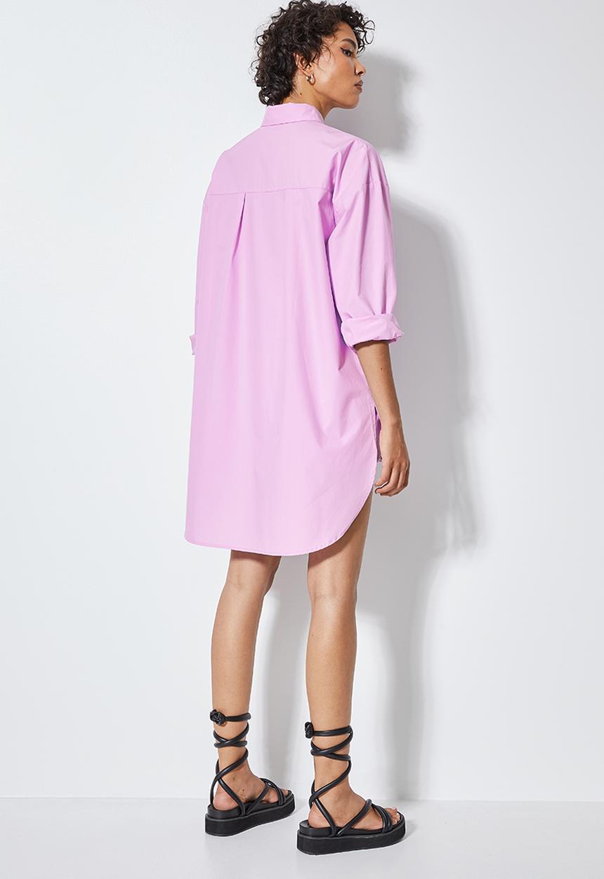 Superbalist - Relaxed co-ord shirt  -  orchid