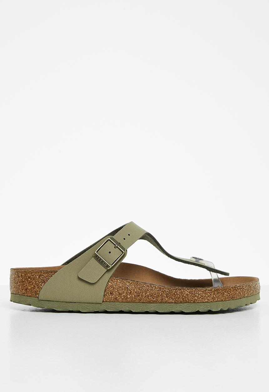 Birkenstock - Gizeh birko-flor regular - faded khaki