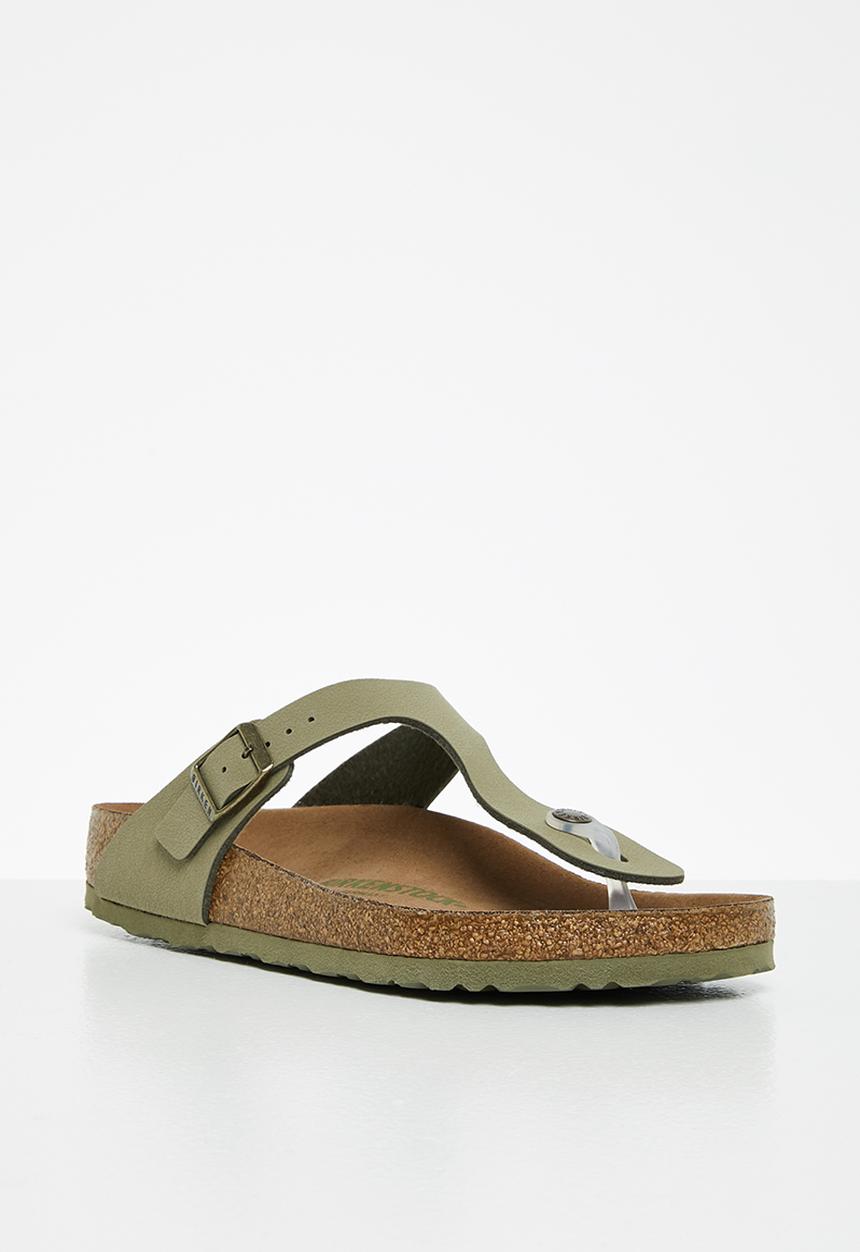 Birkenstock - Gizeh birko-flor regular - faded khaki
