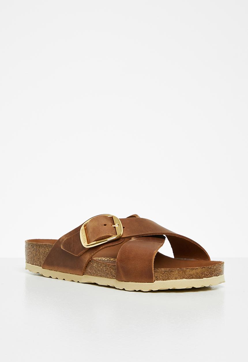 Birkenstock - Siena big buckle oiled leather regular - cognac
