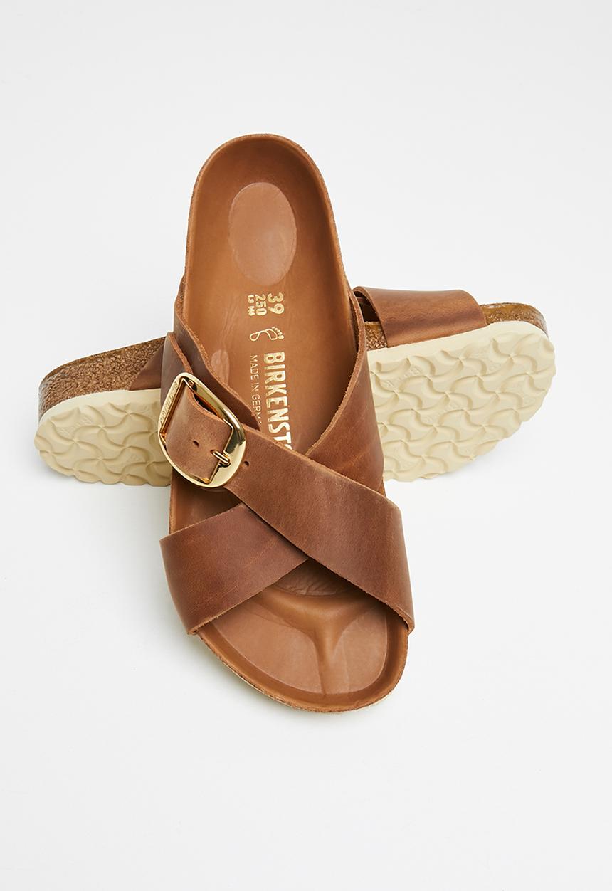 Birkenstock - Siena big buckle oiled leather regular - cognac