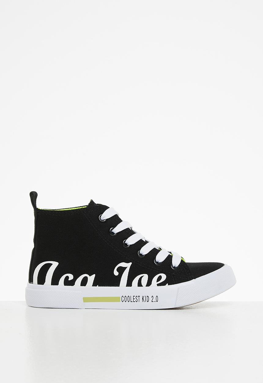 Aca Joe - Boys aca joe high top sneakers - black