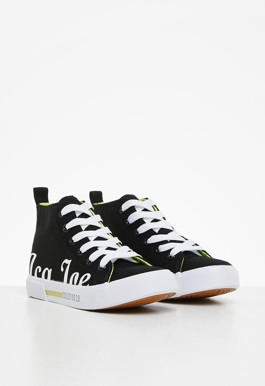 Aca Joe - Boys aca joe high top sneakers - black