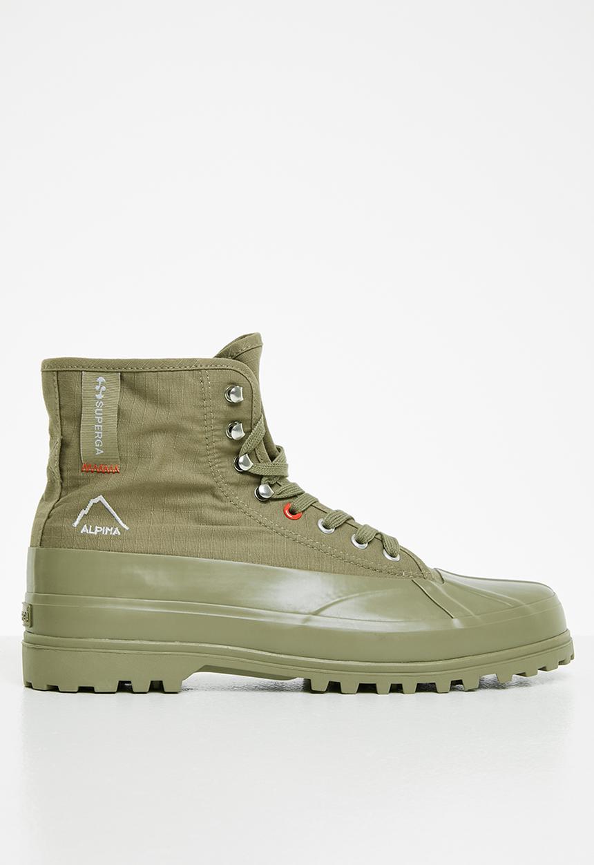 2481 alpina rip stop nylon duckboot - a4h green safari
