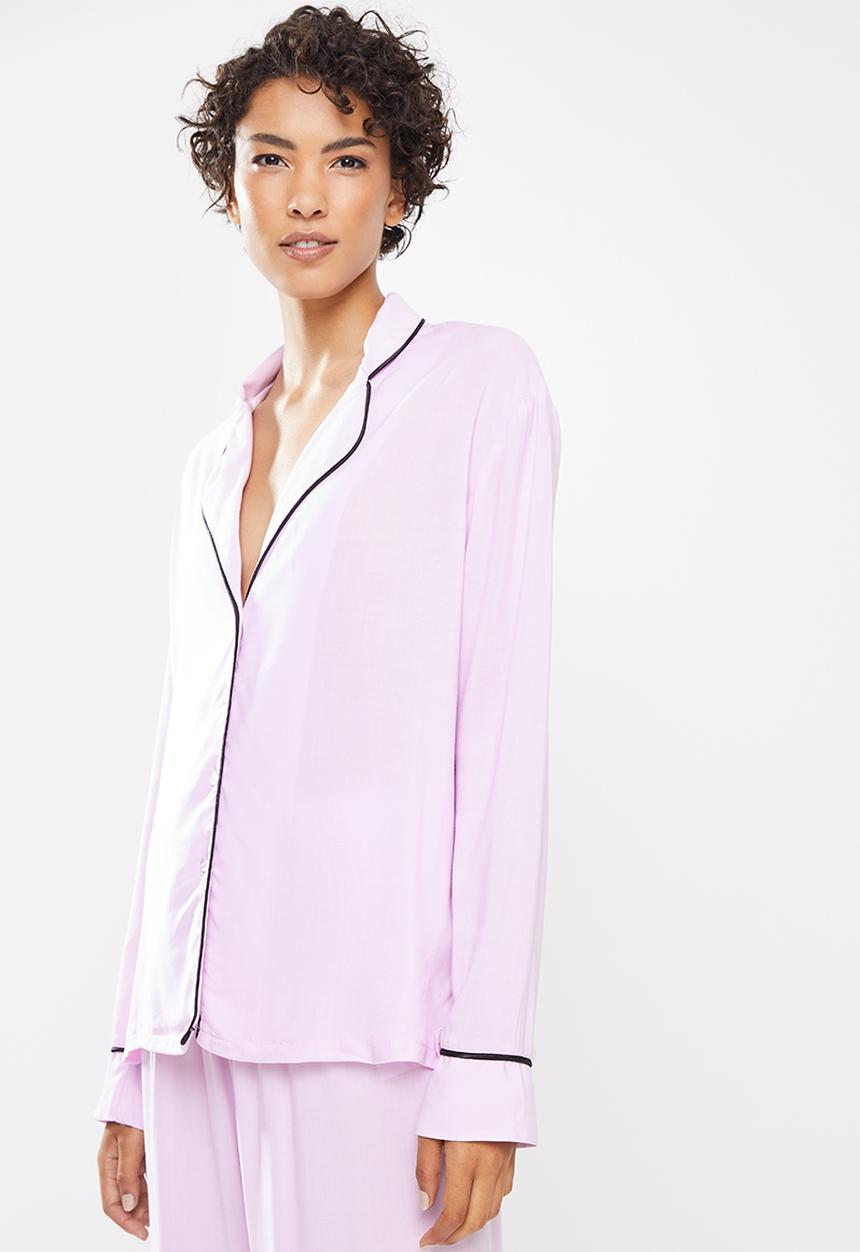 Superbalist - Sleep shirt & pants set - lilac