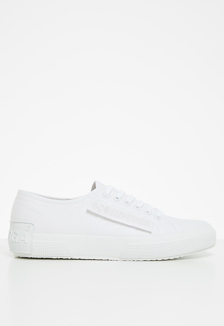 SUPERGA - 2750 loud 2750 big rubber patch - c42 total white